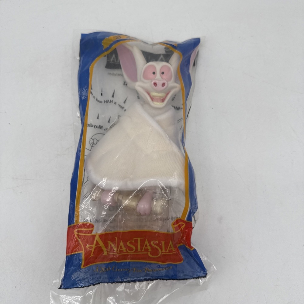 Vintage 1997 Burger King Kids Meal Anastasia Bartok Toy NOS